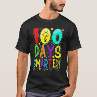 Camiseta 100 Days Smarter Happy 100th Day Of School Student