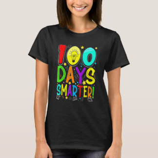 Camiseta 100 Days Smarter Happy 100th Day Of School Student