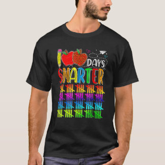 Camiseta 100 Days Smarter Happy 100th Day Of School Student