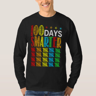 Camiseta 100 Days Smarter Happy 100th Day Of School Student