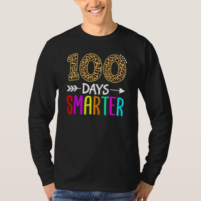Camiseta 100 Days Smarter Kindergarten 100th Day Of School (Anverso)