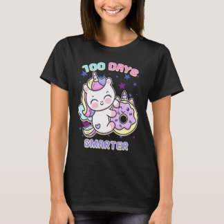 Camiseta 100 Days Smarter Magical Learning Unicorn with Don