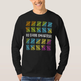 Camiseta 100 Days Smarter School Celebration 100 Days Of Sc