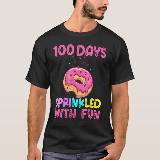Camiseta 100 Days Sprinkled With Fun 100 Days Of School coo (Anverso)