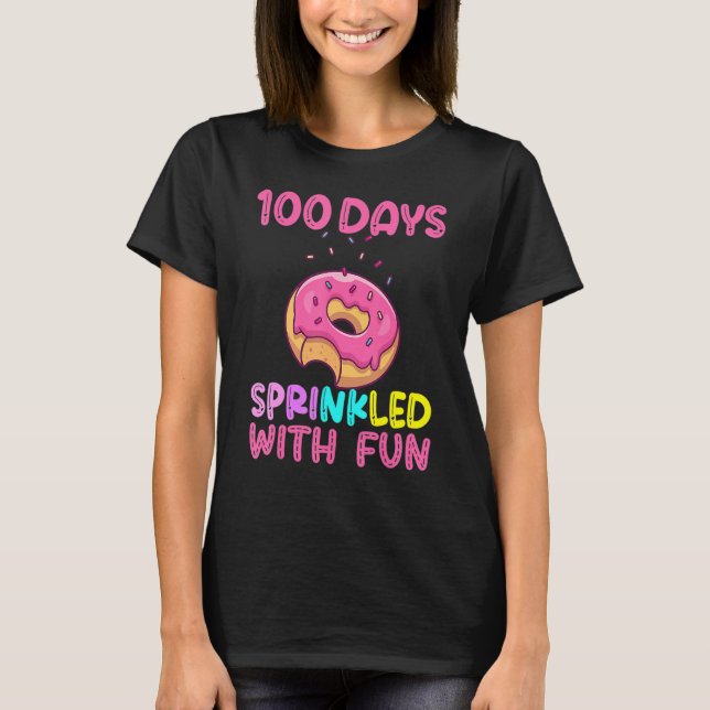 Camiseta 100 Days Sprinkled With Fun 100 Days Of School coo (Anverso)