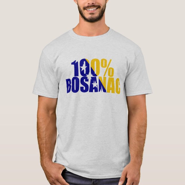 Camiseta 100% de Bosanac (todos los colores) (Anverso)