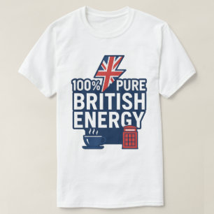 Camiseta 100% de orgullo británico por la energía