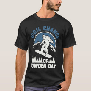 Camiseta 100% De Posibilidad De Un Día De Polvo Divertido S