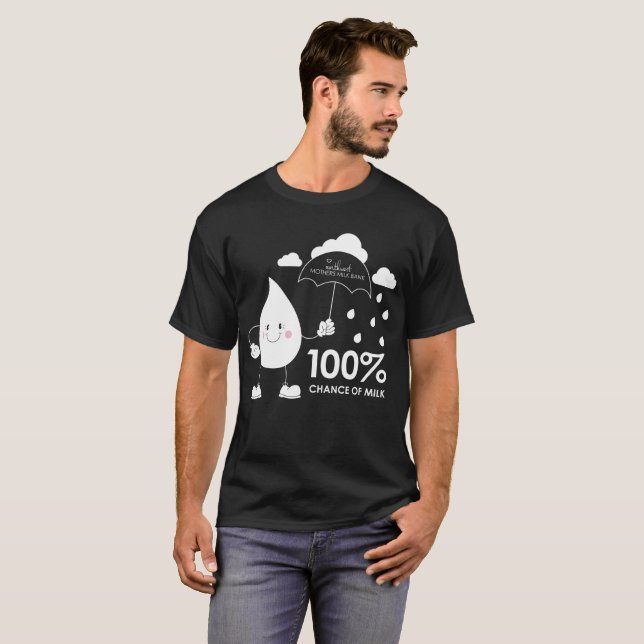 Camiseta 100% de posibilidades de leche (Anverso completo)