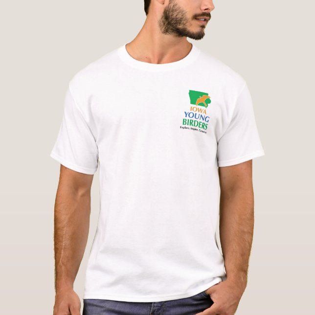 Camiseta 100% del logotipo del algodón IAYB de los (Anverso)