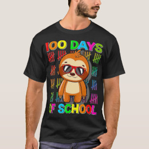 Camiseta 100° Día de Diseño Eslogan Escolar 100 días Escuel
