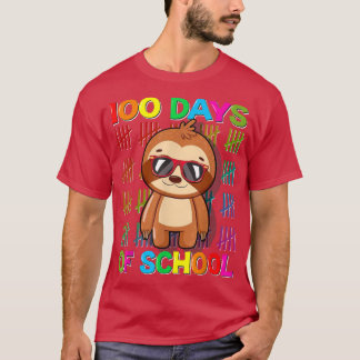 Camiseta 100° Día de Diseño Eslogan Escolar 100 días Escuel