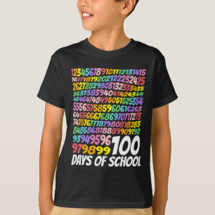Camiseta 100° Día De Enseñanza 100 Días Math Num