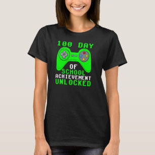 Camiseta 100° Día De Éxito Escolar Desbloqueado Para Niños