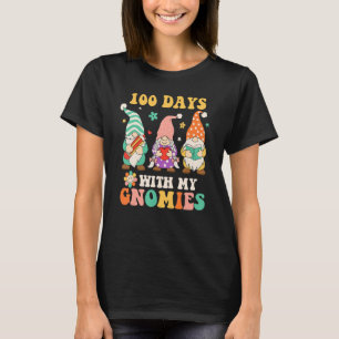 Camiseta 100° Día De La Escolaridad Ropa De Gnome Para Muje