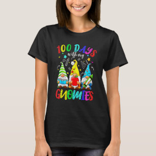 Camiseta 100° Día De La Escolaridad Ropa De Gnome Para Muje