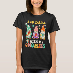 Camiseta 100° Día De La Escolaridad Ropa De Gnome Para Muje