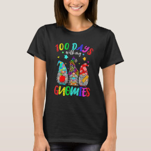 Camiseta 100° Día De La Escolaridad Ropa De Gnome Para Muje