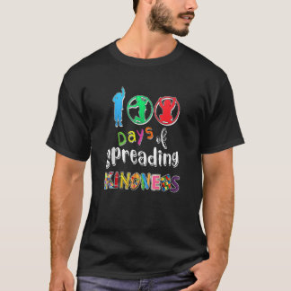 Camiseta 100° Día De La Escuela 100 Días De Amabilidad Difu