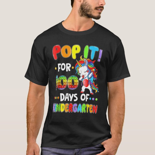 Camiseta 100° Día De La Escuela 100 Días De Jardín De Niños (Anverso)