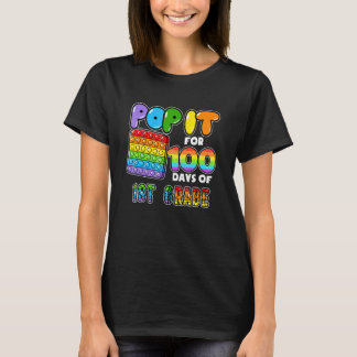 Camiseta 100° Día De La Escuela 100 Días De Primer Grado F