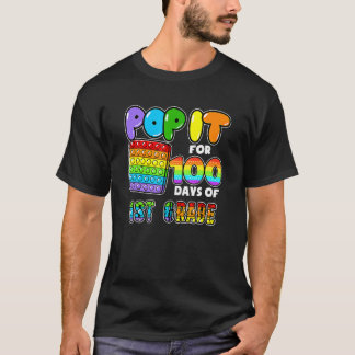 Camiseta 100° Día De La Escuela 100 Días De Primer Grado F
