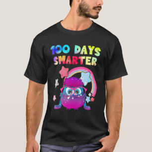 Camiseta 100° Día de la Escuela 100 días lindo Monster más