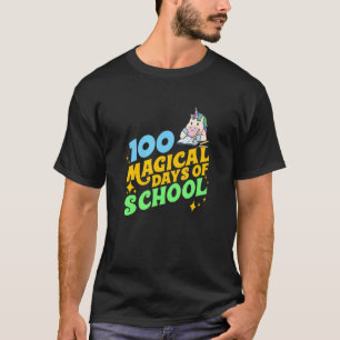 Camiseta 100° Día de la Escuela 100 días mágicos de la univ