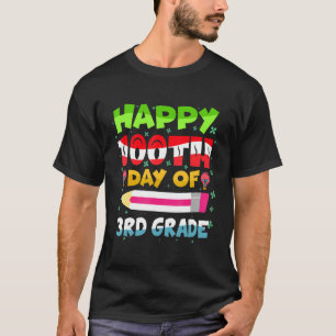 Camiseta 100° Día De La Escuela 3° Grado 100 Días Más Intel