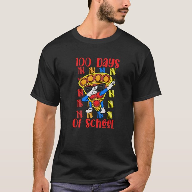 Camiseta 100° Día De La Escuela Dabbing Fidget Toy (Anverso)