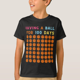 Camiseta 100° Día de la Escuela Divertido tener una pelota 