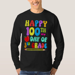 Camiseta 100° Día de la Escuela Maestra de tercer grado - 1