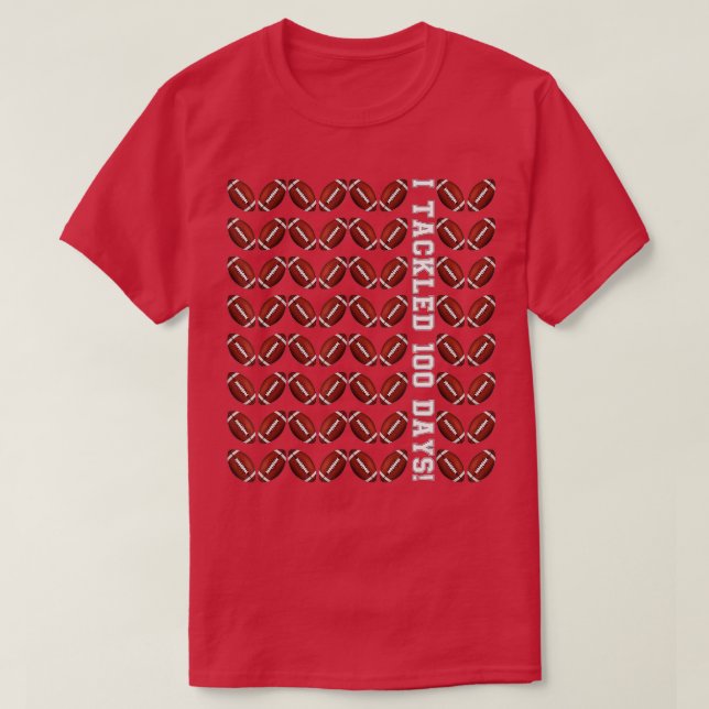 Camiseta 100° Día de la Escuela - Me Encargué de 100 días d (Diseño del anverso)