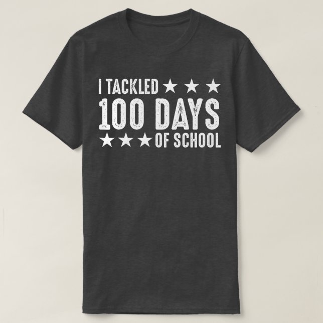 Camiseta 100° Día de la Escuela - Me Encargué de 100 días d (Diseño del anverso)