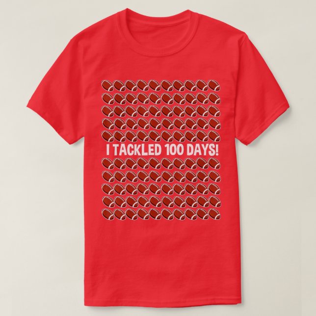 Camiseta 100° Día de la Escuela - Me Encargué de 100 días d (Diseño del anverso)