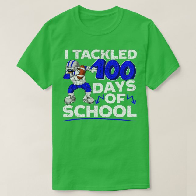 Camiseta 100° Día de la Escuela - Me Encargué de 100 días d (Diseño del anverso)