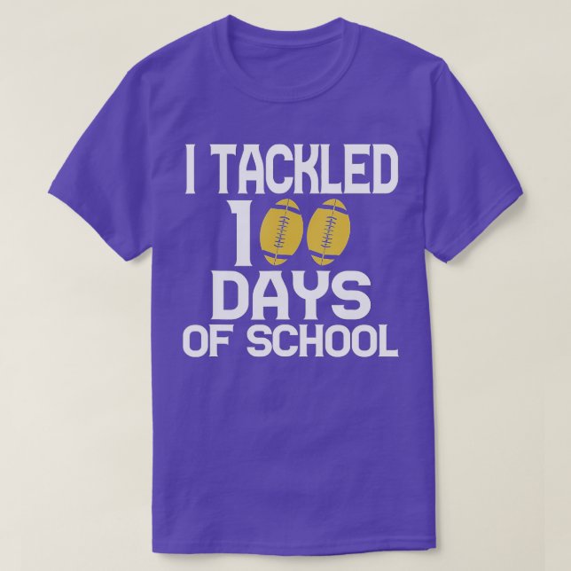 Camiseta 100° Día de la Escuela - Me Encargué de 100 días d (Diseño del anverso)