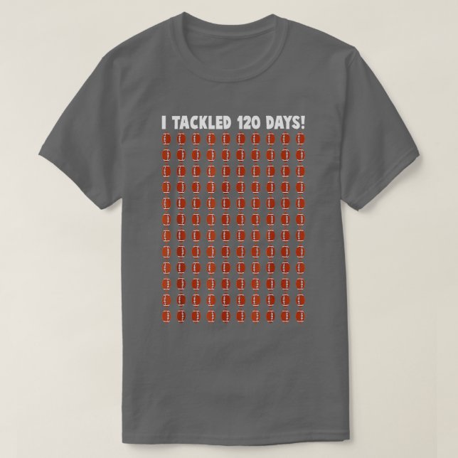 Camiseta 100° Día de la Escuela - Me Encargué de 100 días d (Diseño del anverso)
