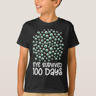 Camiseta 100° Día De La Escuela Monstruo Googly Eye Sobrevi