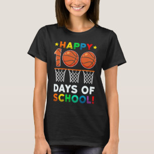 Camiseta 100° Día de la Escuela Niños Chicas de Baloncesto 