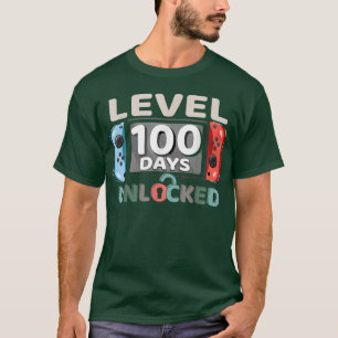 Camiseta 100° Día De La Escuela Para Niños Video Juegos Chi