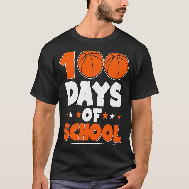 Camiseta 100° Día de la Escuela Profesores de Baloncesto Es (Anverso)