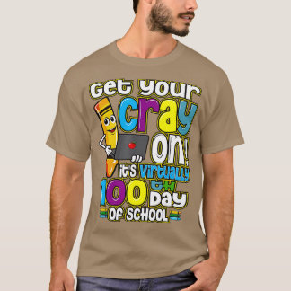 Camiseta 100° Día de la Escuela recibe tu resonancia en una