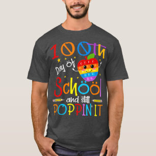Camiseta 100° Día De La Escuela Y Todavía Lo Poppino 100 Dí