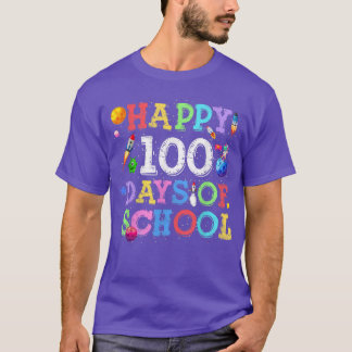 Camiseta 100° Día de la Maestra Niños Astronautas O