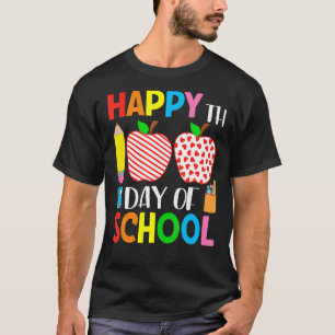 Camiseta 100° Día De Los Corazones Escolares Enseña Y Stu