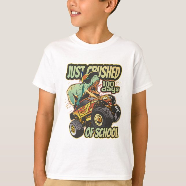 Camiseta 100° Día De Los Maestros Niños Felices 100 Días (Anverso)