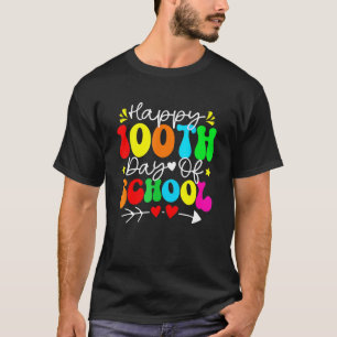 Camiseta 100° Día De Los Niños Maestros Niños Felices 100 D