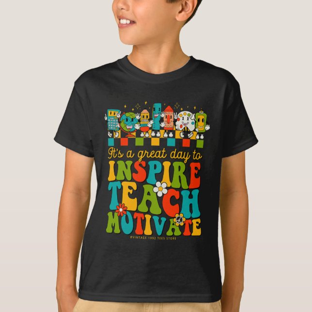 Camiseta 100° día de los profesores escolares (Anverso)