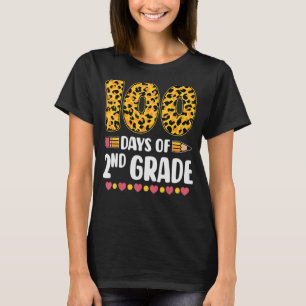 Camiseta 100° Día de Maestros de 2º Grado 100 Días de Escue